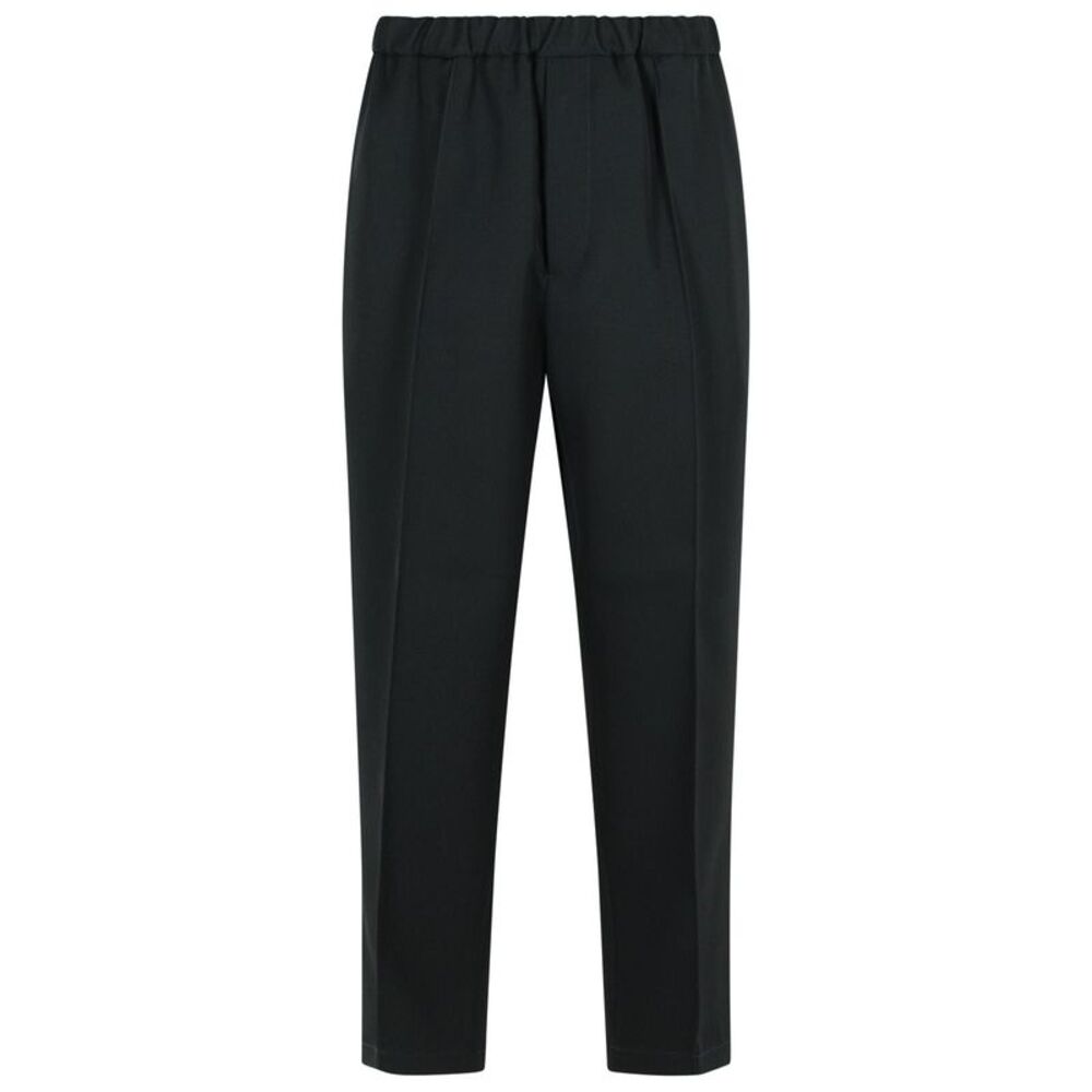 Jil Sander Black Wool Pants Men